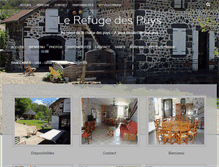 Tablet Screenshot of lerefugedespuys.fr